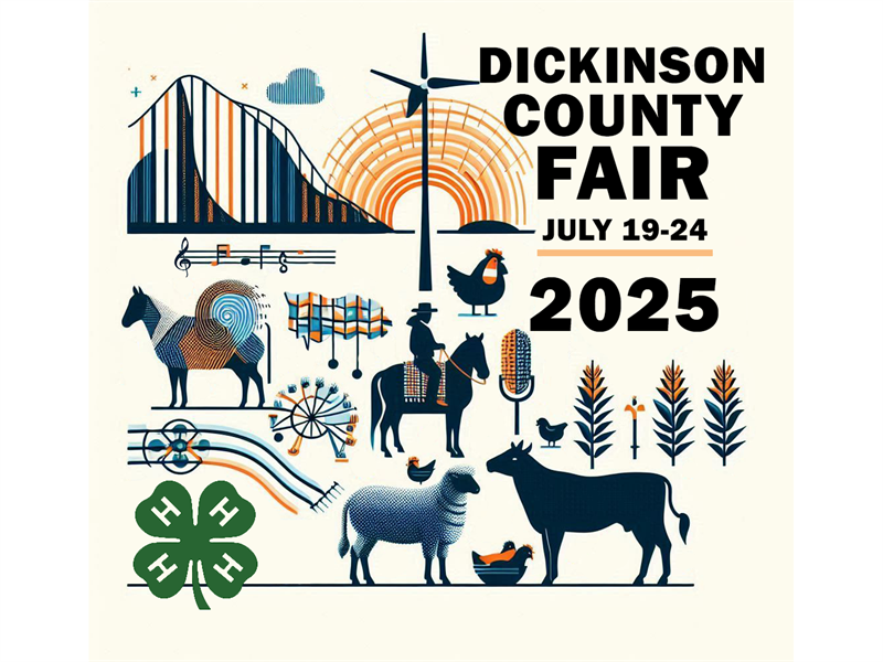 Logo for 2025 Dickinson County Fair
