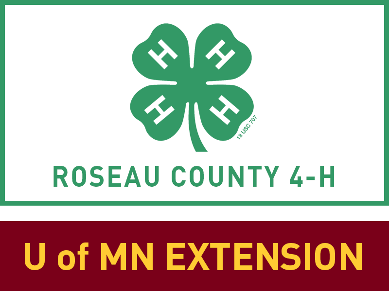 Logo for 2025 Roseau County 4-H Fair Showcase Registration