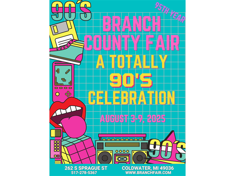 Logo for 2025 Branch County Fair